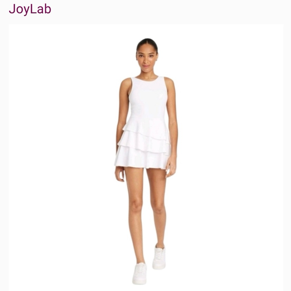 JoyLab White Sleeveless Dress